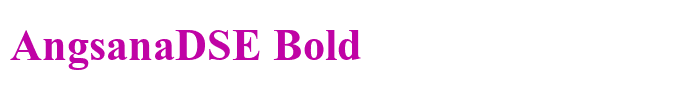 AngsanaDSE Bold